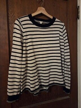 Hem & Thread Striped Sweater